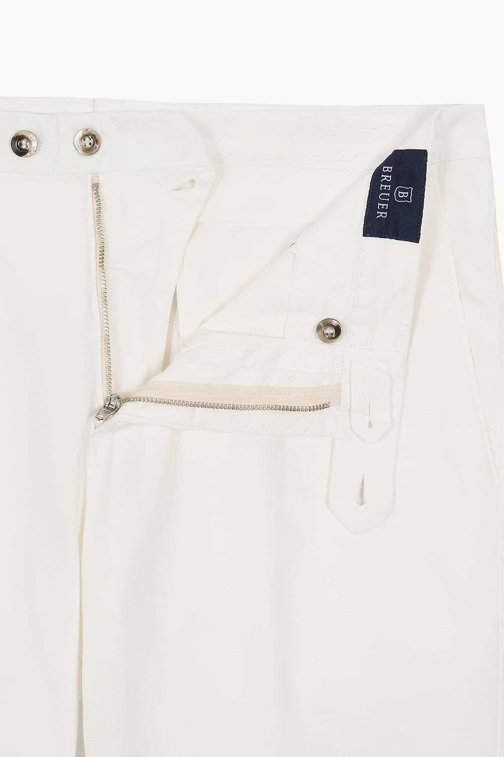 코튼 텍스쳐 슬림 팬츠 화이트 RE5SMMAPT803R10