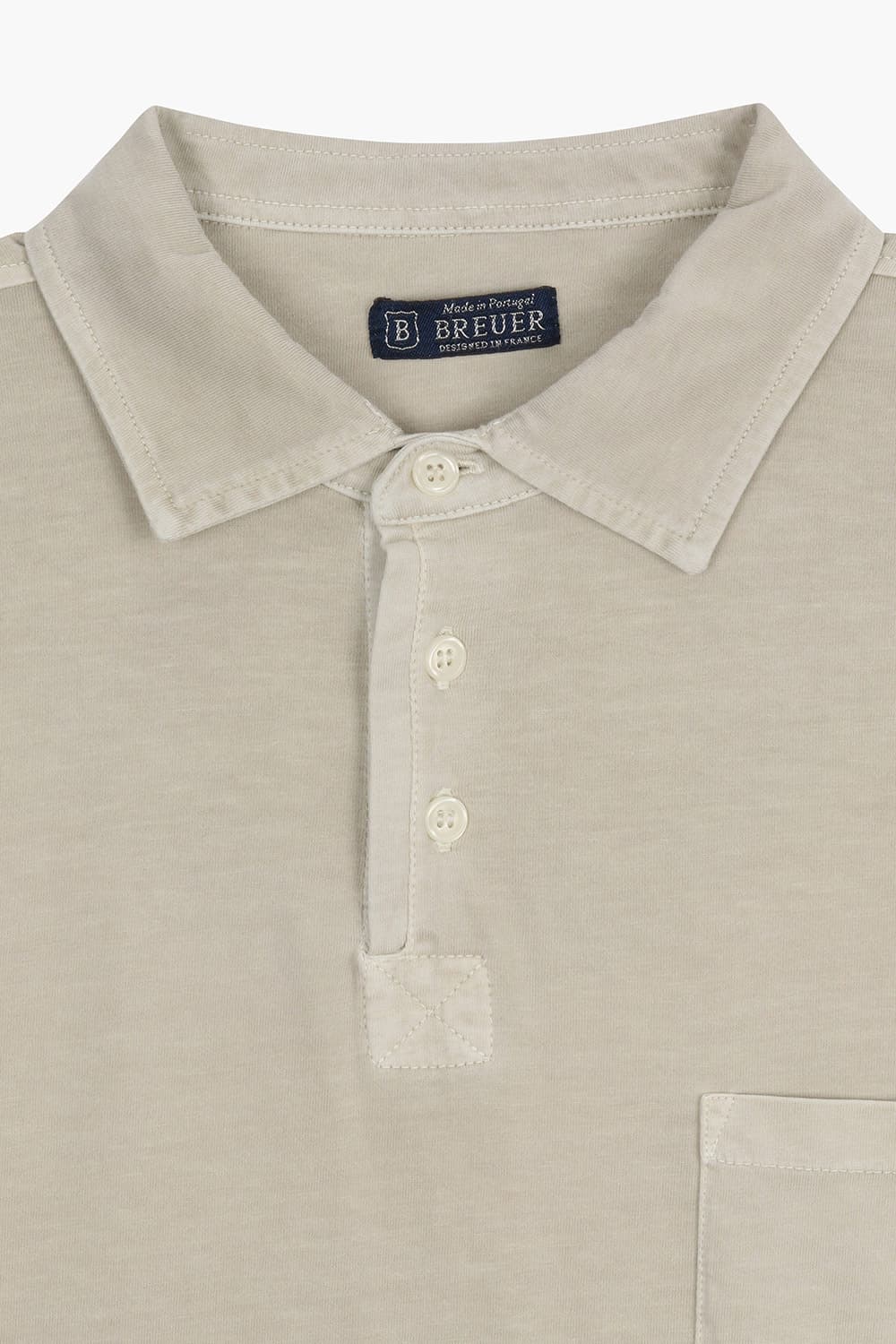 MC 코튼 버튼 다운 반소매 티셔츠 69170P562308