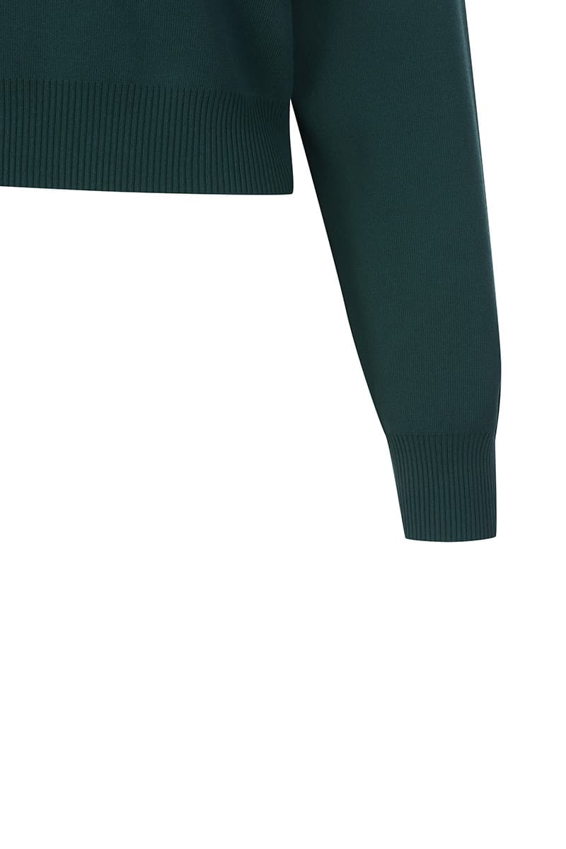 숄더버튼 크롭 니트 CE3SFYSTP029C77