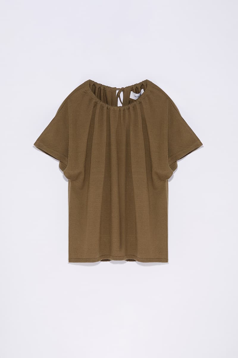 메리노 숏 슬리브 니트 CE4SFYSTP031C70