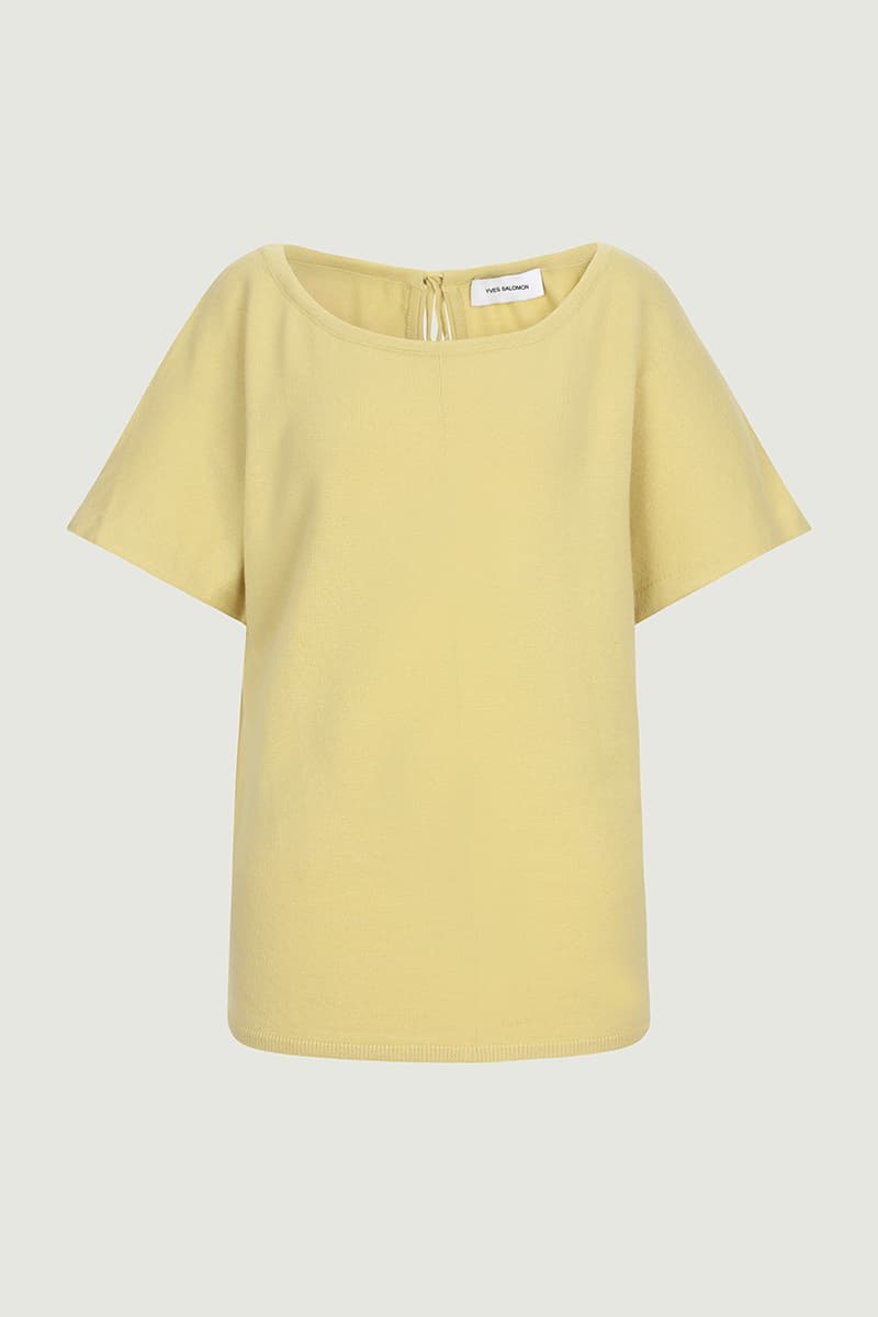 메리노 숏 슬리브스 니트 CE4SFYSTP031C01