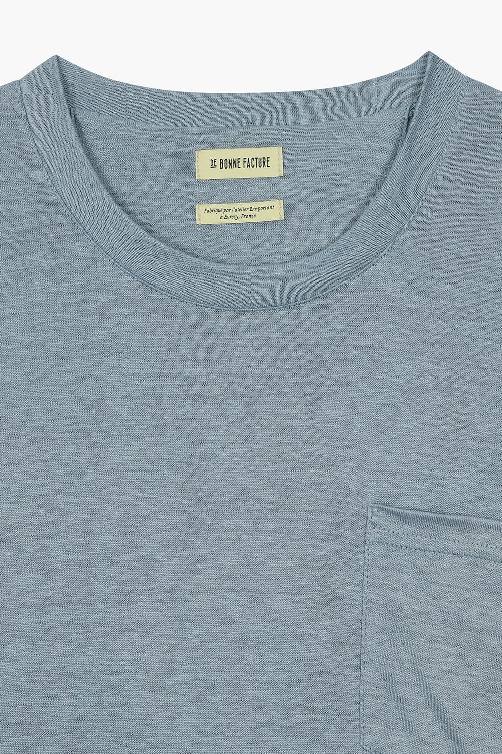 린넨 포켓 오버사이즈 반소매 티셔츠 TS21LJB