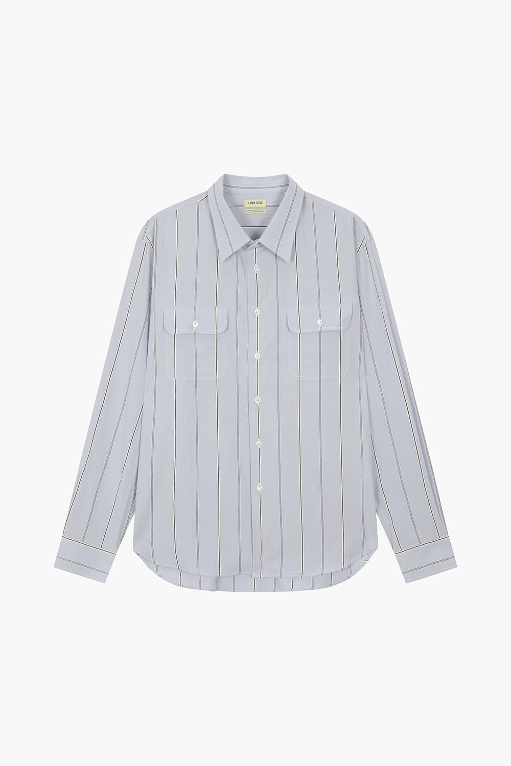 ARTIST 코튼 스트라이프 투 포켓 셔츠 CH43OJCBWS