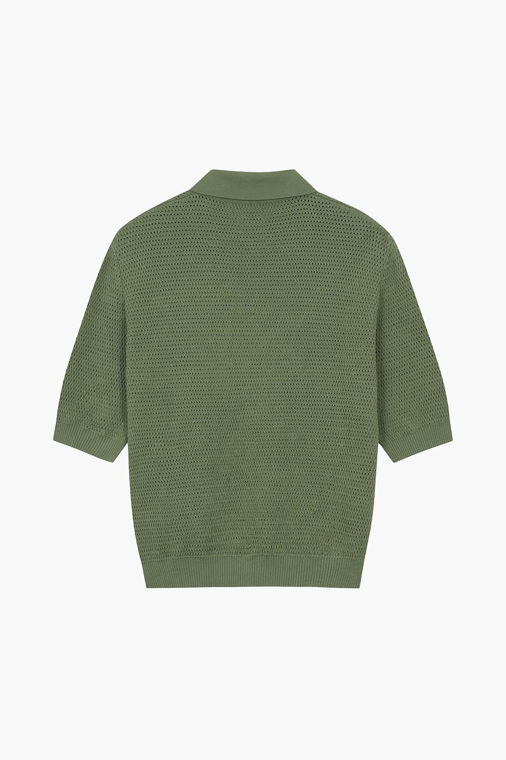 HONEYCOMB 코튼 폴로 반소매 니트 MA40OCY