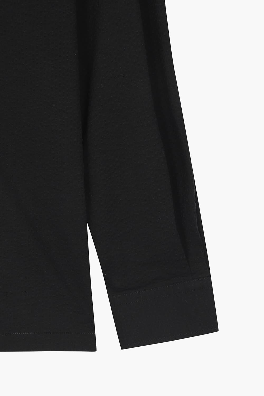 SEVERAS HEAVY 코튼 버튼 다운 투 포켓 셔츠 25-2 3780241BLA