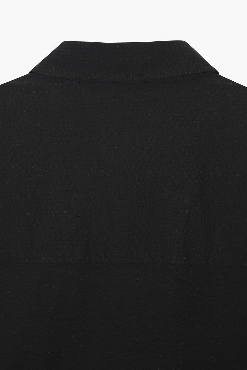 SEVERAS HEAVY 코튼 버튼 다운 투 포켓 셔츠 25-2 3780241BLA