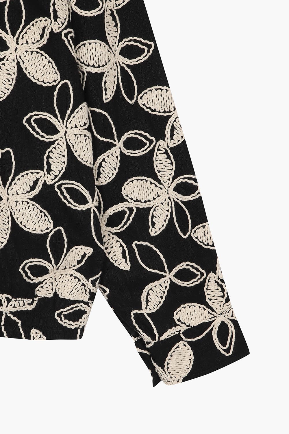 CLANCY 린넨 혼방 플라워 패턴 셔츠 25-2 3140234 BWF