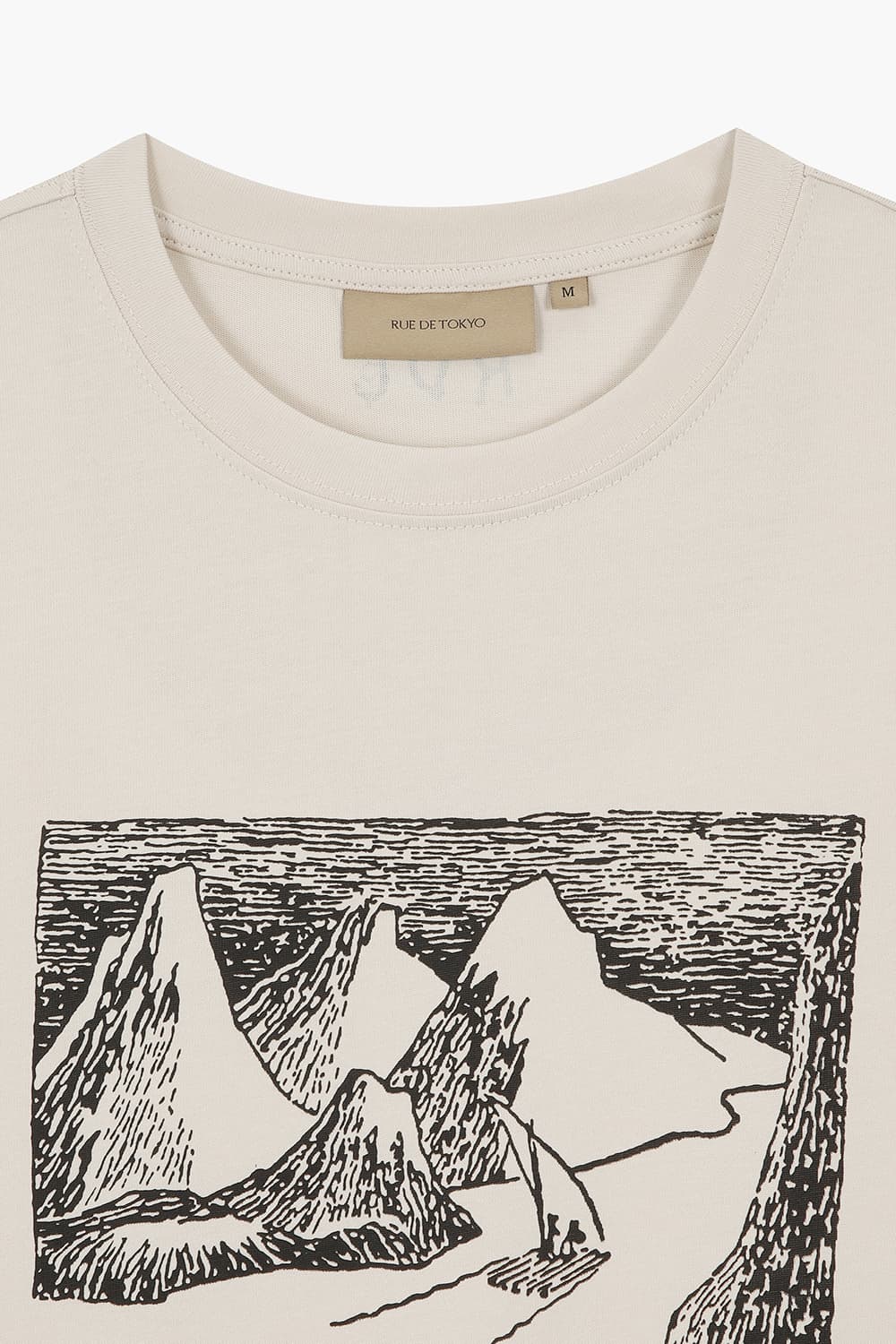 THOMAS 코튼 무민 일러스트 반소매 티셔츠 25-2 3970224CWBP