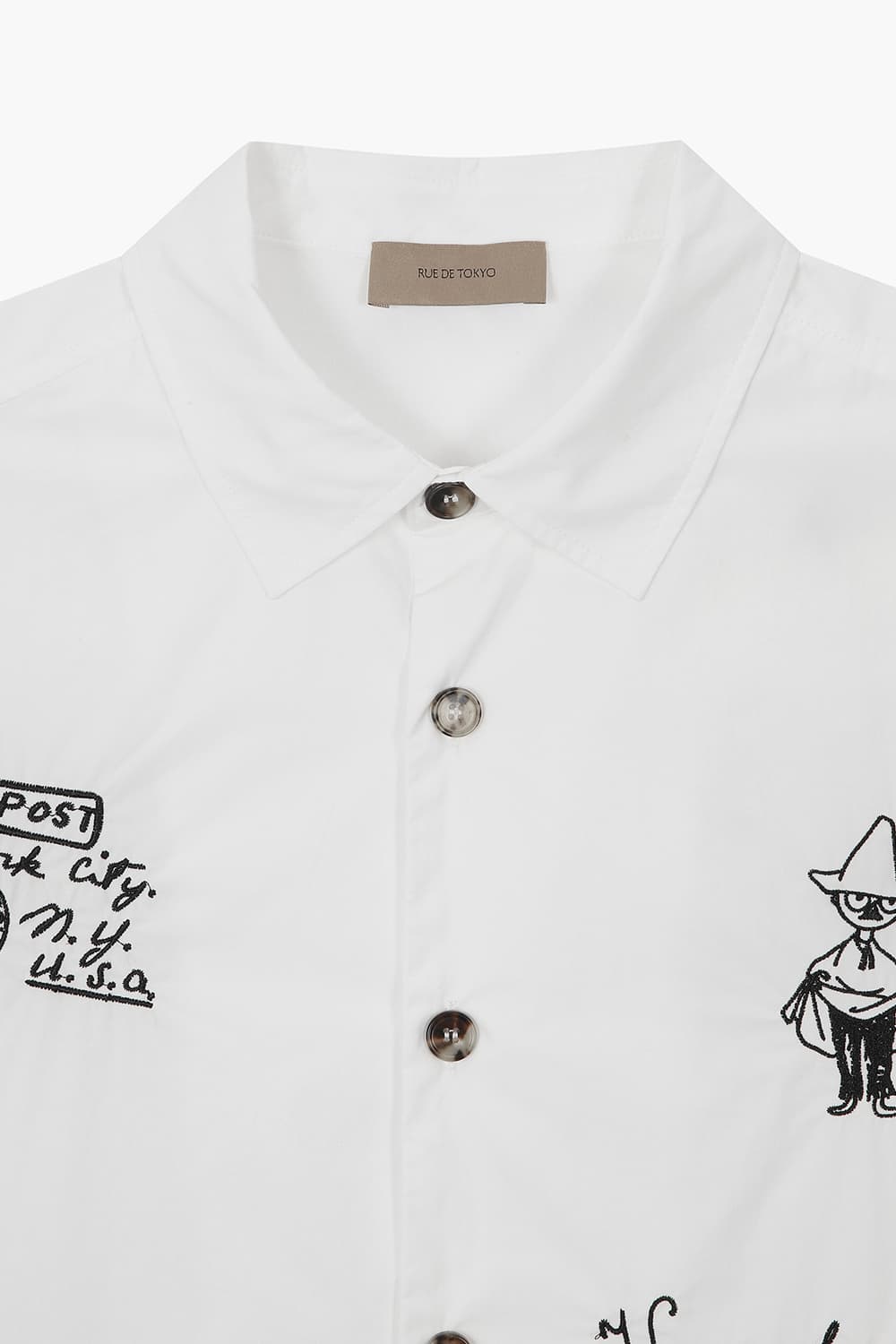 SALVIO 코튼 무민 일러스트 반소매 셔츠 25-2 3710252IBE