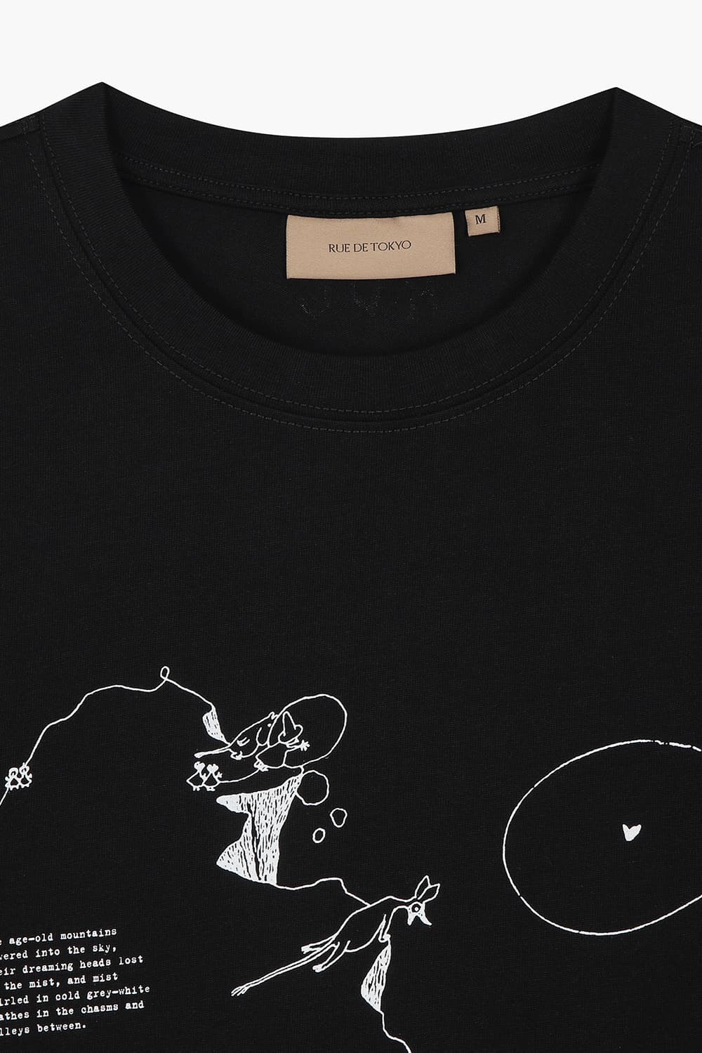 THOPER 코튼 무민 일러스트 반소매 티셔츠 25-2 3980224BOWP