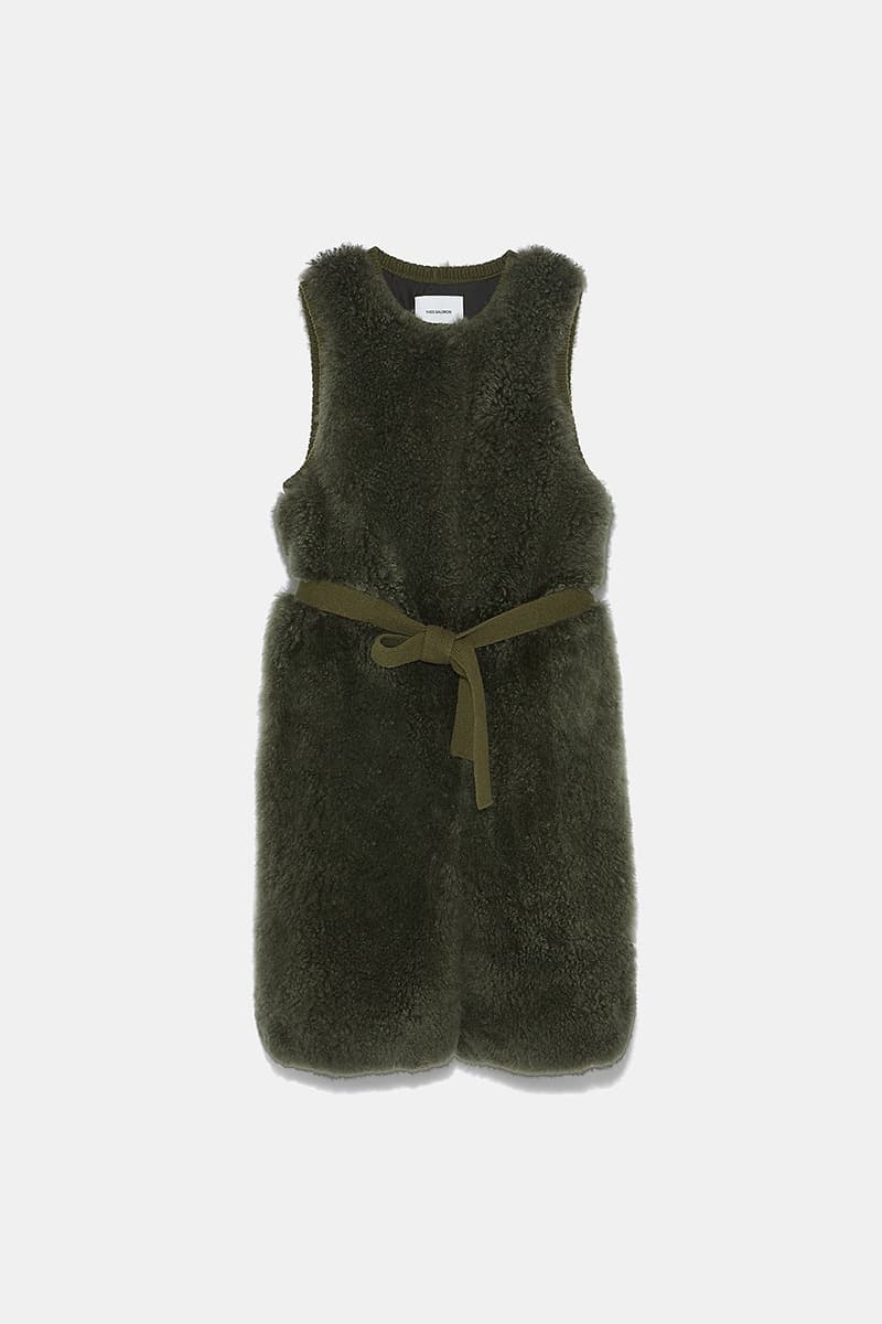 양털 롱 조끼 CE4WFFUVE001C56