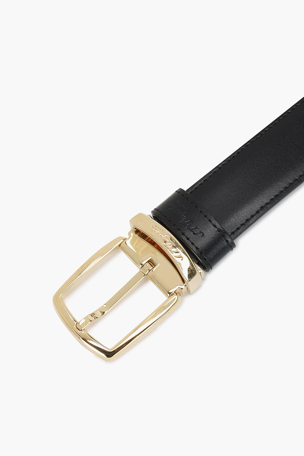 골드 핀버클 스무스레더 30mm 벨트 블랙/브라운 양면 CJ8480120Z