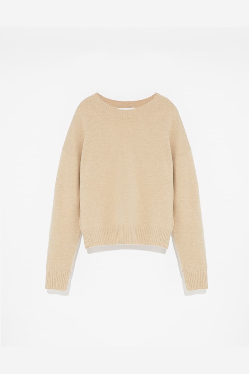 베이직 핏 라운드 니트 CE4WFKNTP001C21