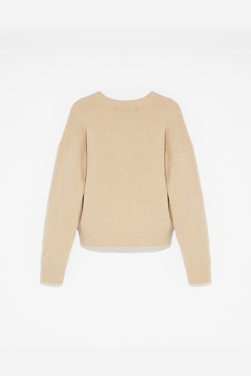 베이직 핏 라운드 니트 CE4WFKNTP001C21