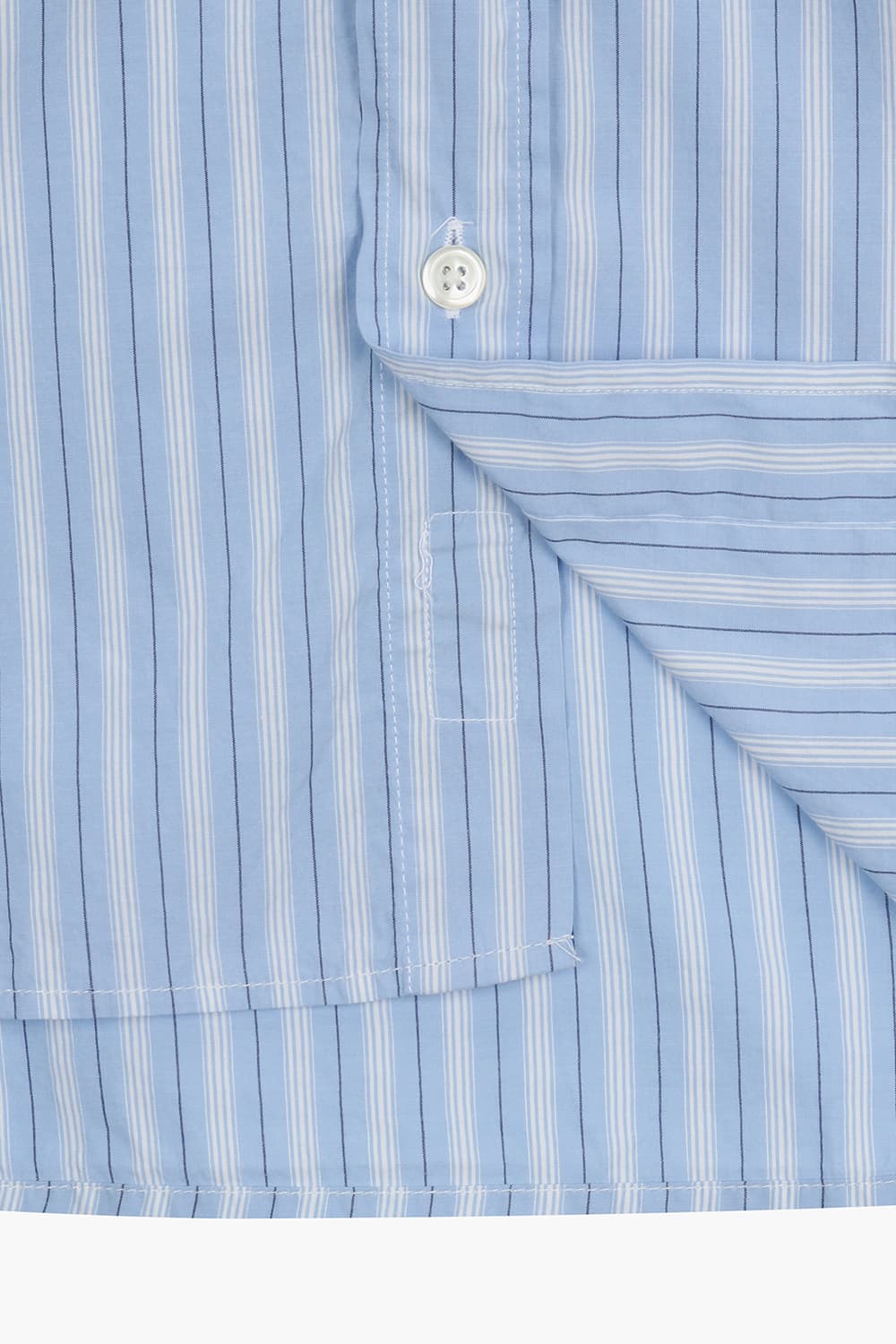 PAUL 코튼 스프라이프 포켓 셔츠 BD1101604