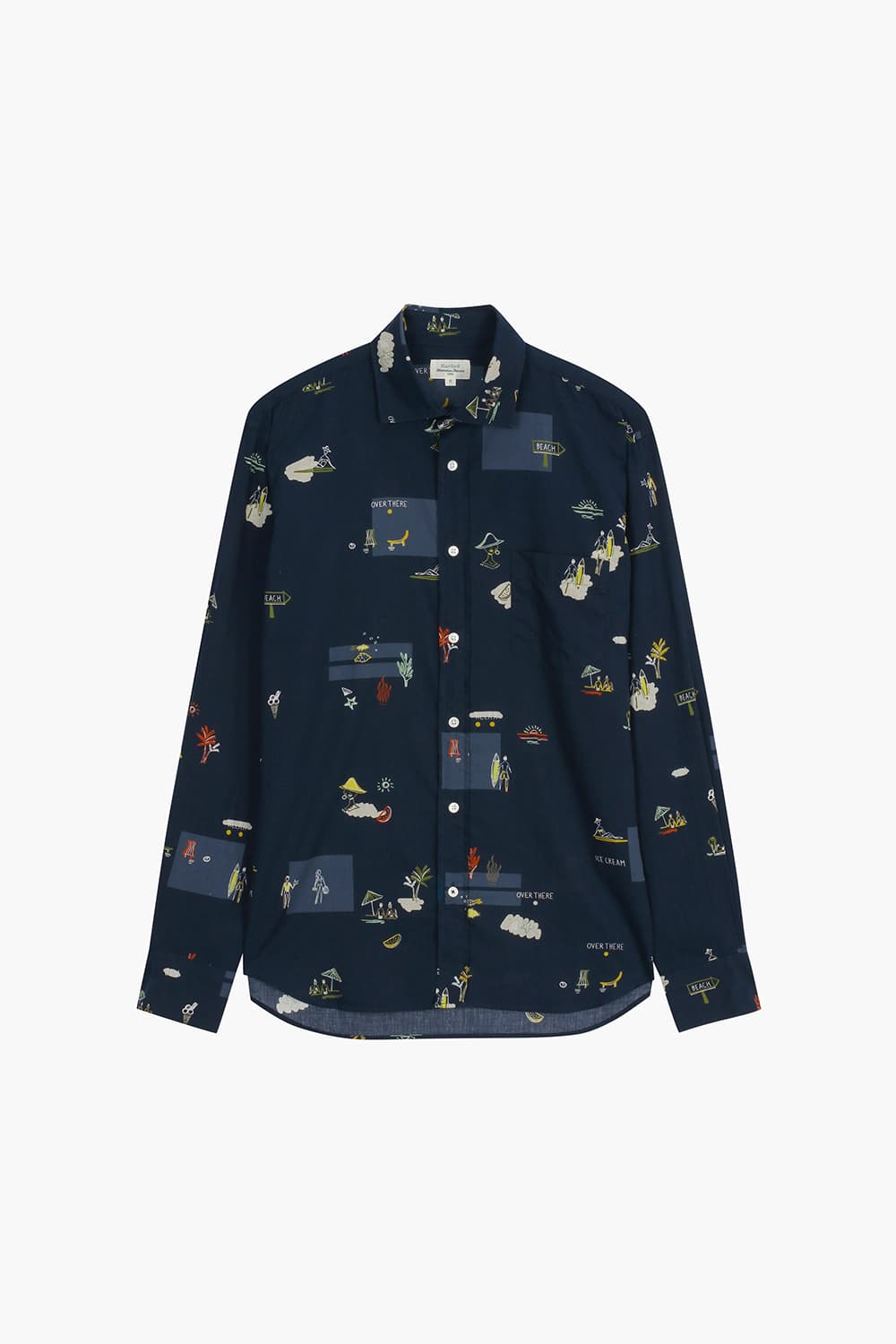 PAUL 코튼 일러스트 셔츠 BD1103203