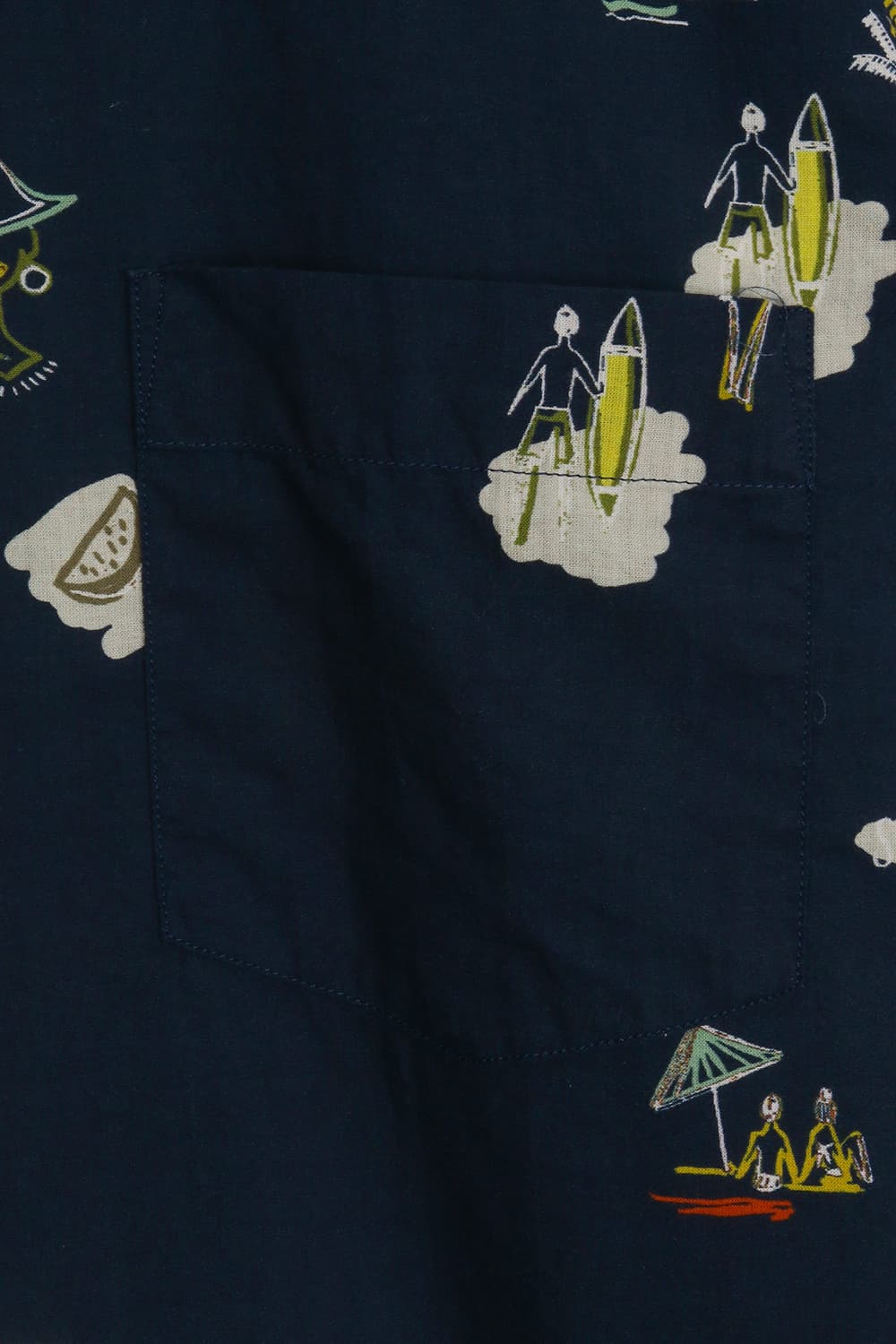 PAUL 코튼 일러스트 셔츠 BD1103203