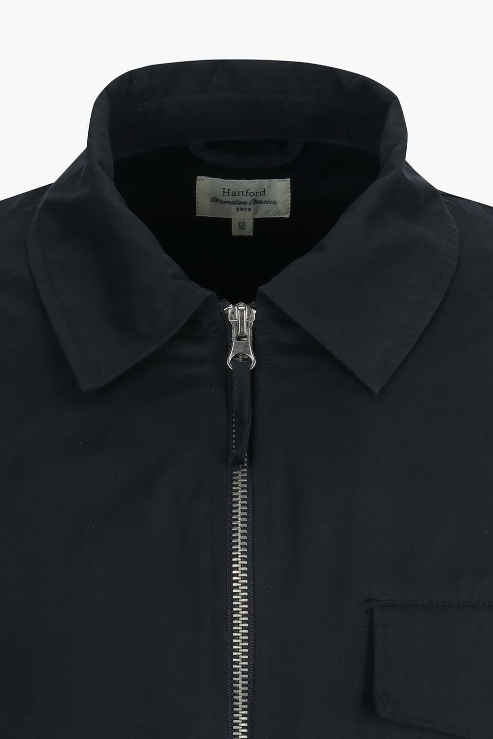 폴리믹스 베이직 카라 점퍼 네이비 QE5SMHTOT111Q66