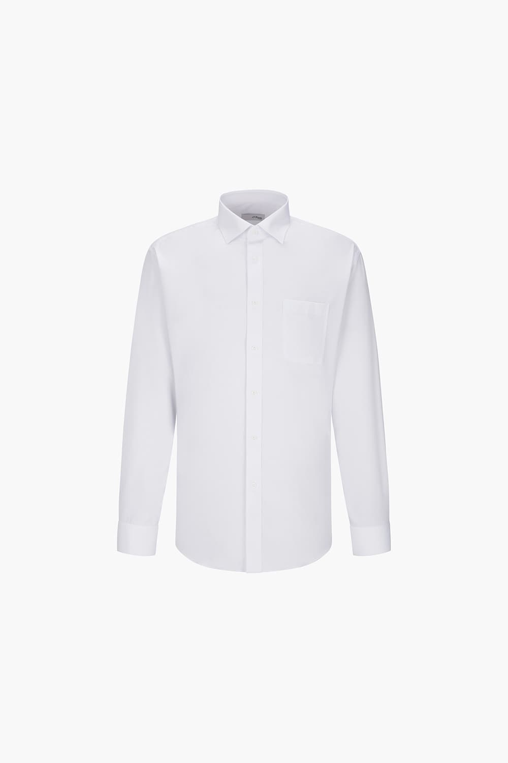 스트레치 솔리드 163 비즈니스 셔츠 화이트 SE4FM11LS163SWH