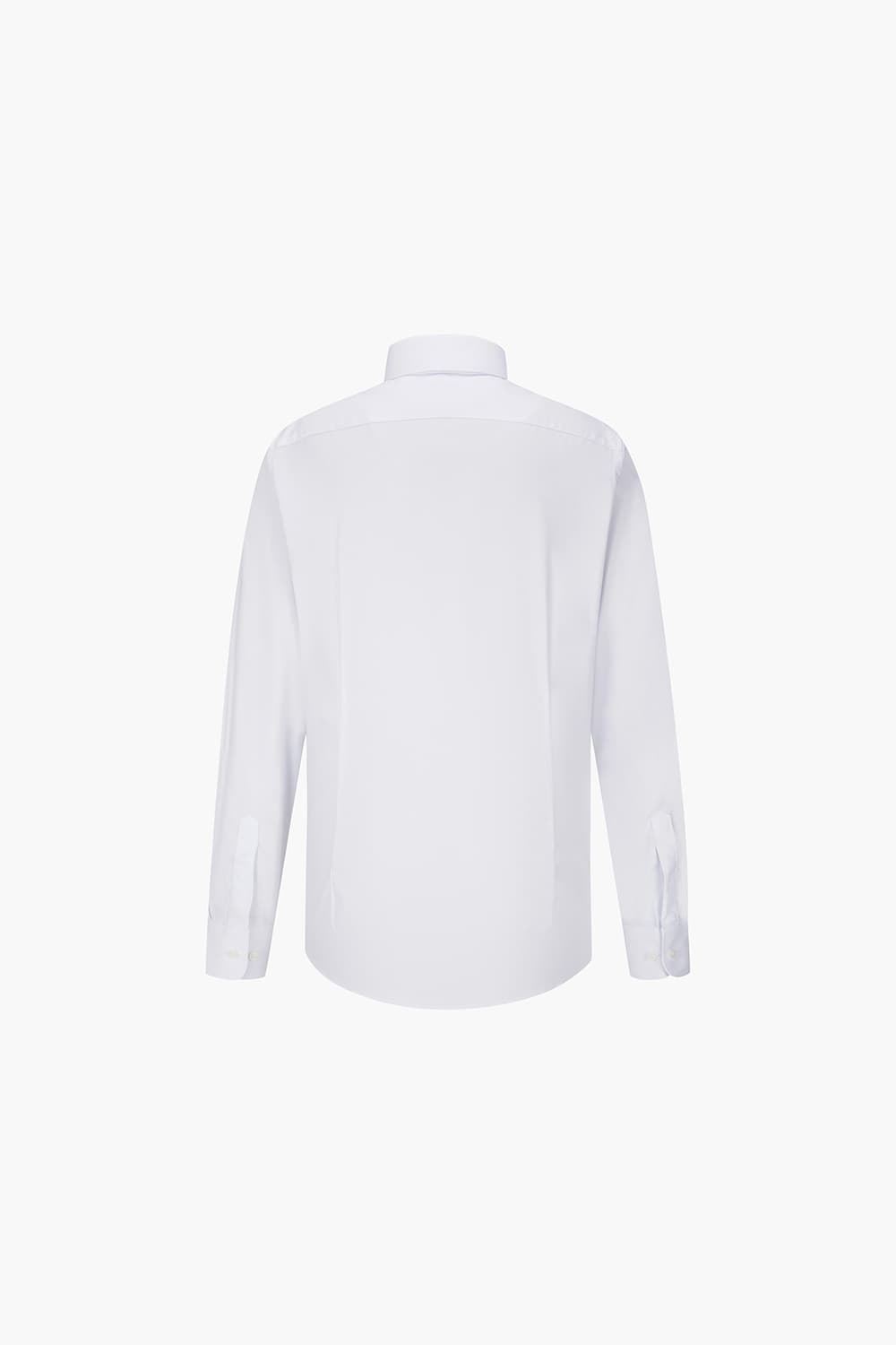 스트레치 솔리드 364 컴포터블 셔츠 화이트 SE4FM21LS364SWH