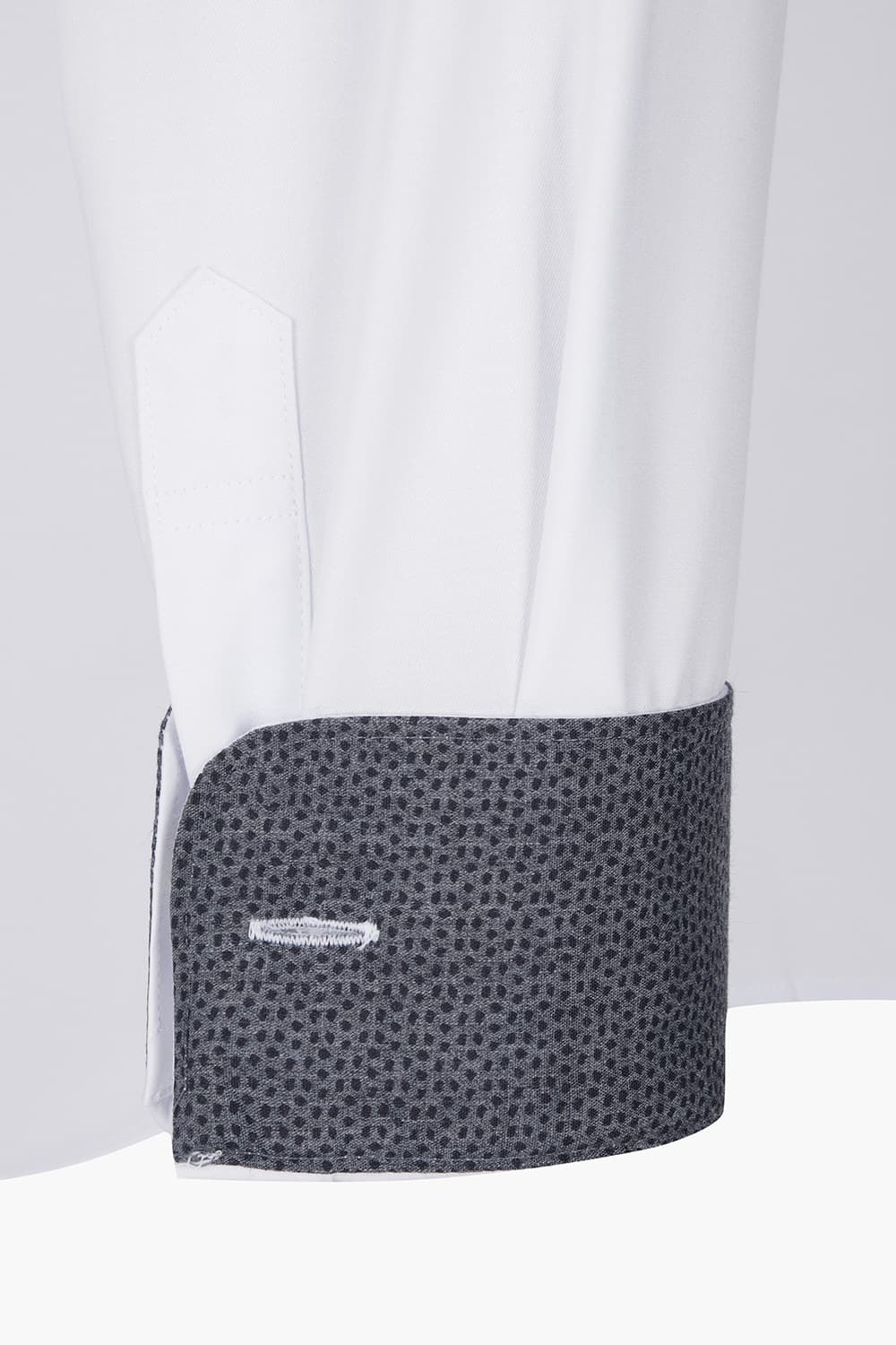 스트레치 배색 363 컴포터블 셔츠 화이트 SE4FM21LS363SWH