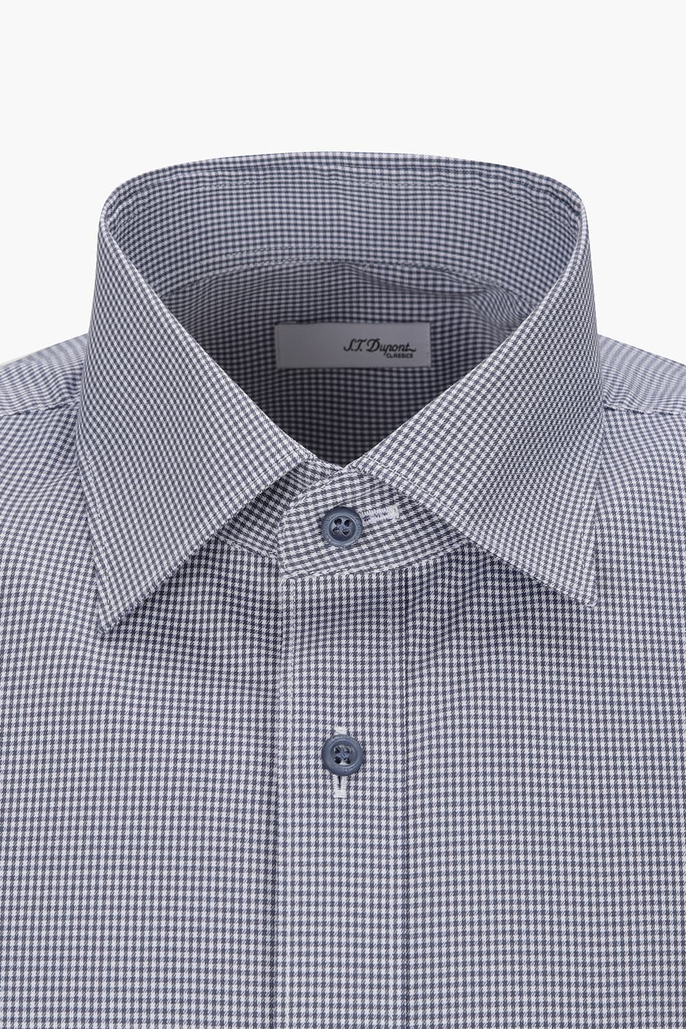 스트레치 체크 168 비즈니스 셔츠 네이비 SE4FM11LS168SNY