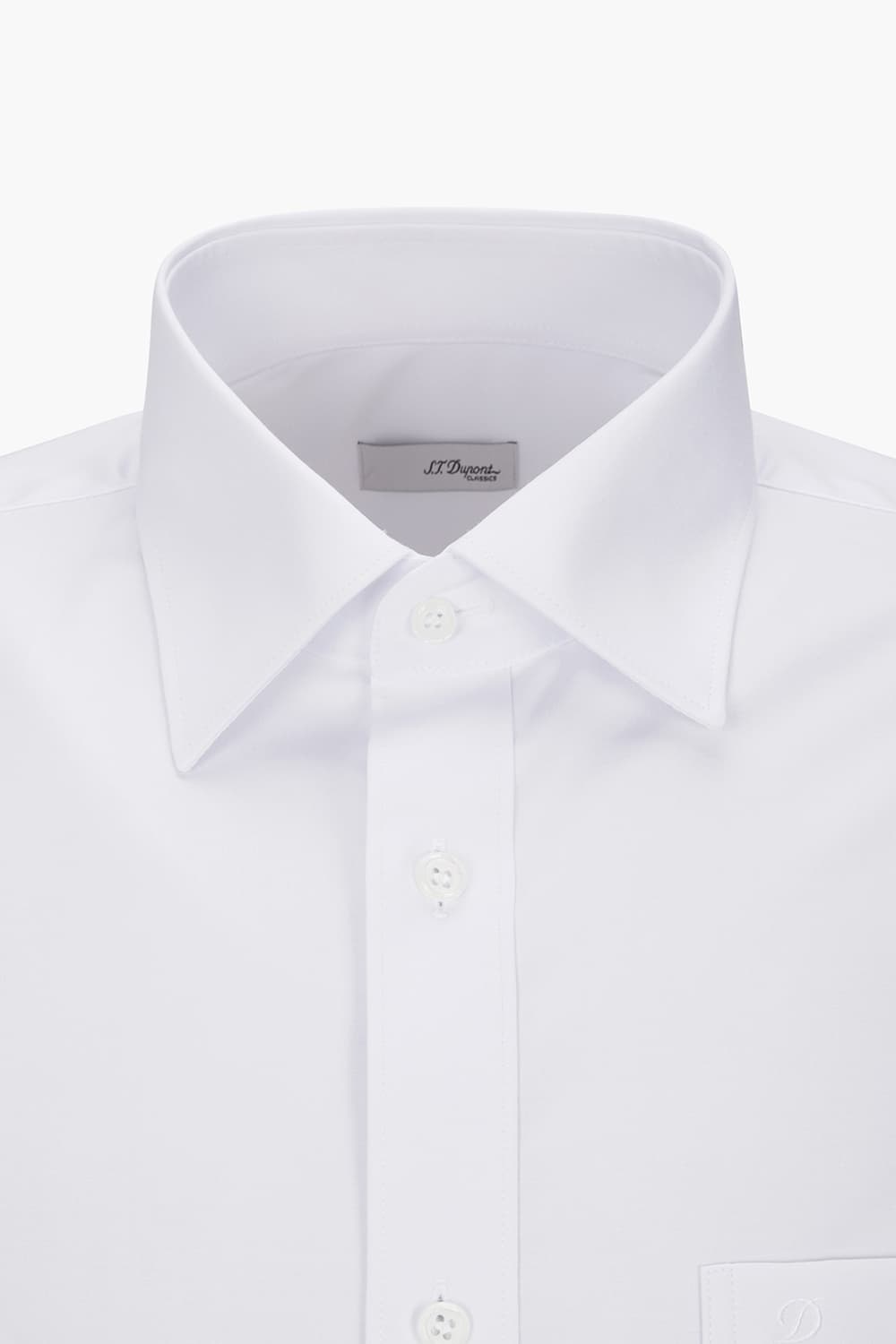 스트레치 솔리드 163 비즈니스 셔츠 화이트 SE4FM11LS163SWH