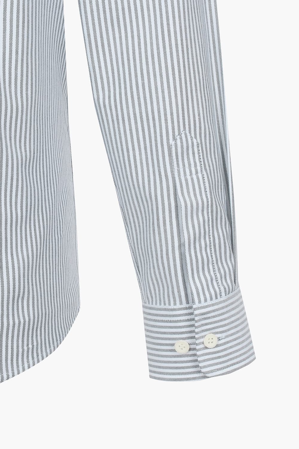 옥스포드 스트라이프 954 컴포터블(뉴 캐주얼 핏) 셔츠 그린 SE4FM22LS954SGE