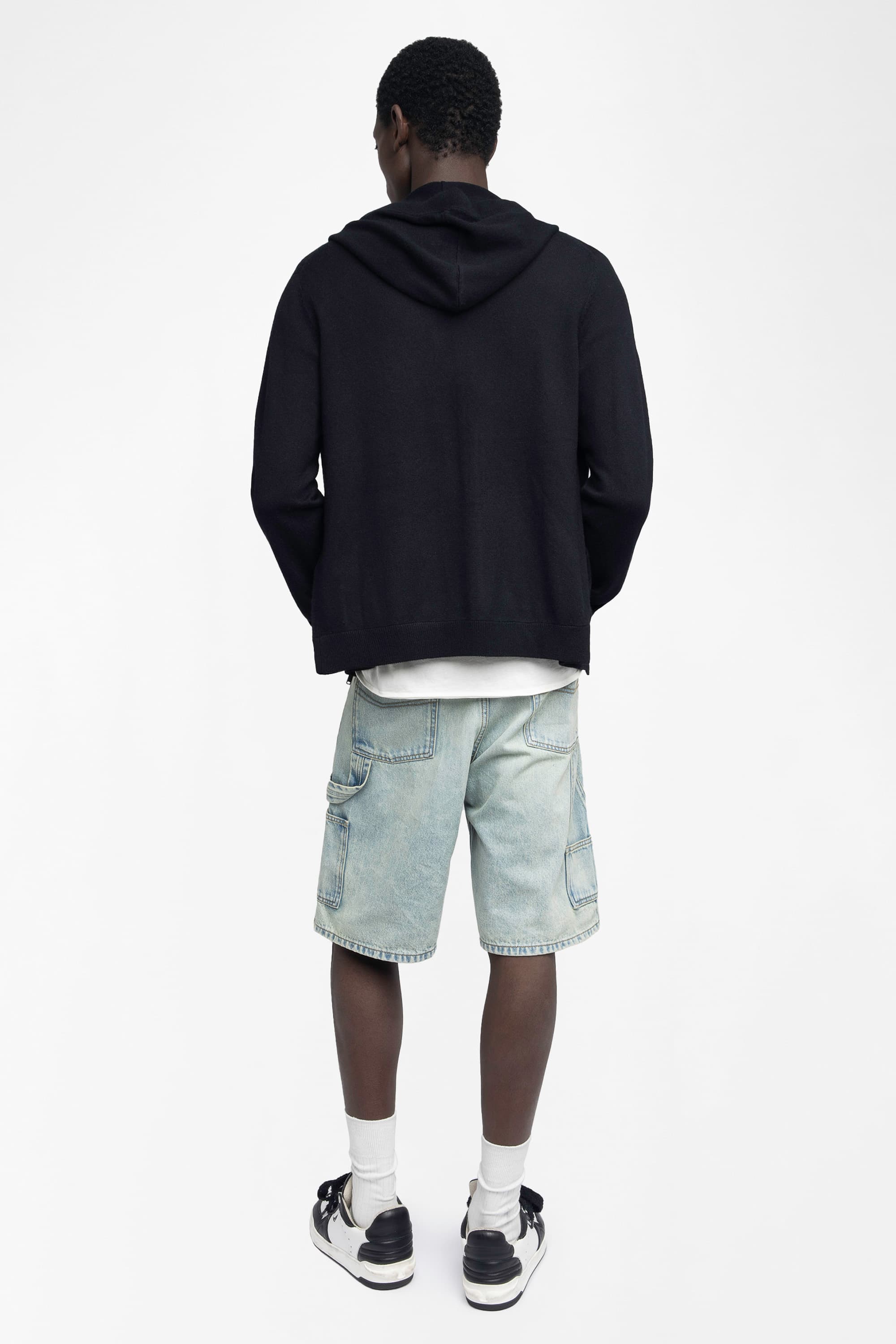 Clash Heart Zip-Up Cardigan