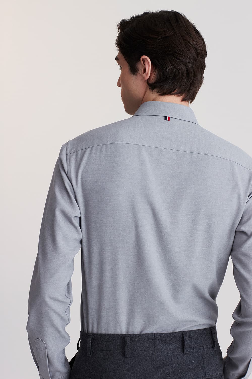 솔리드 기모 트리콜로르 956 컴포터블 셔츠 그레이 SE5FM22LS956SGY