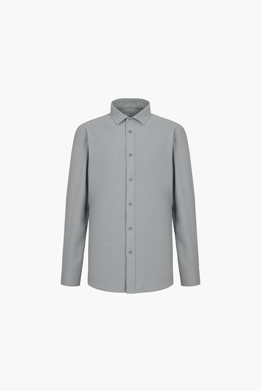 솔리드 기모 트리콜로르 956 컴포터블 셔츠 그레이 SE5FM22LS956SGY