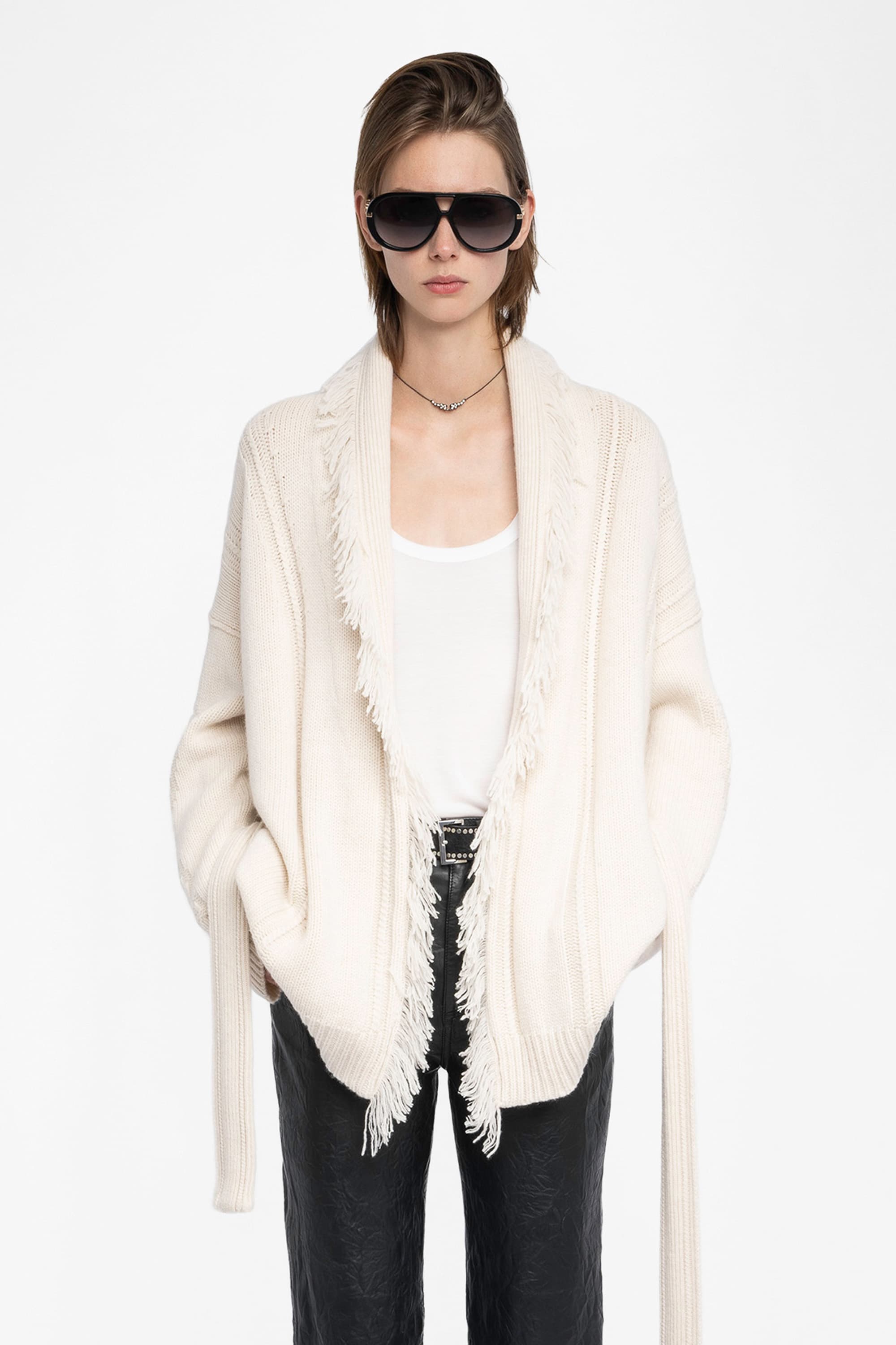 Alpa Fringe Cardigan