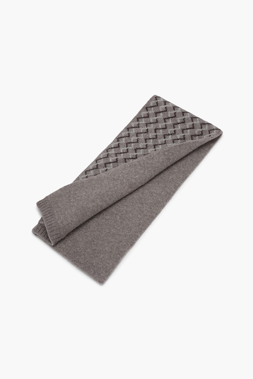 투톤 패턴 443 캐시미어 쁘띠머플러 베이지 TE4FM64EM443TBE