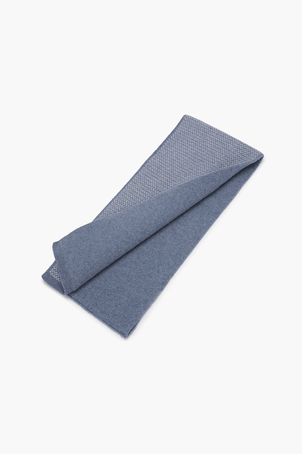 파스텔톤 조직 솔리드 444 캐시미어 쁘띠머플러 블루 TE4FM64EM444TBU