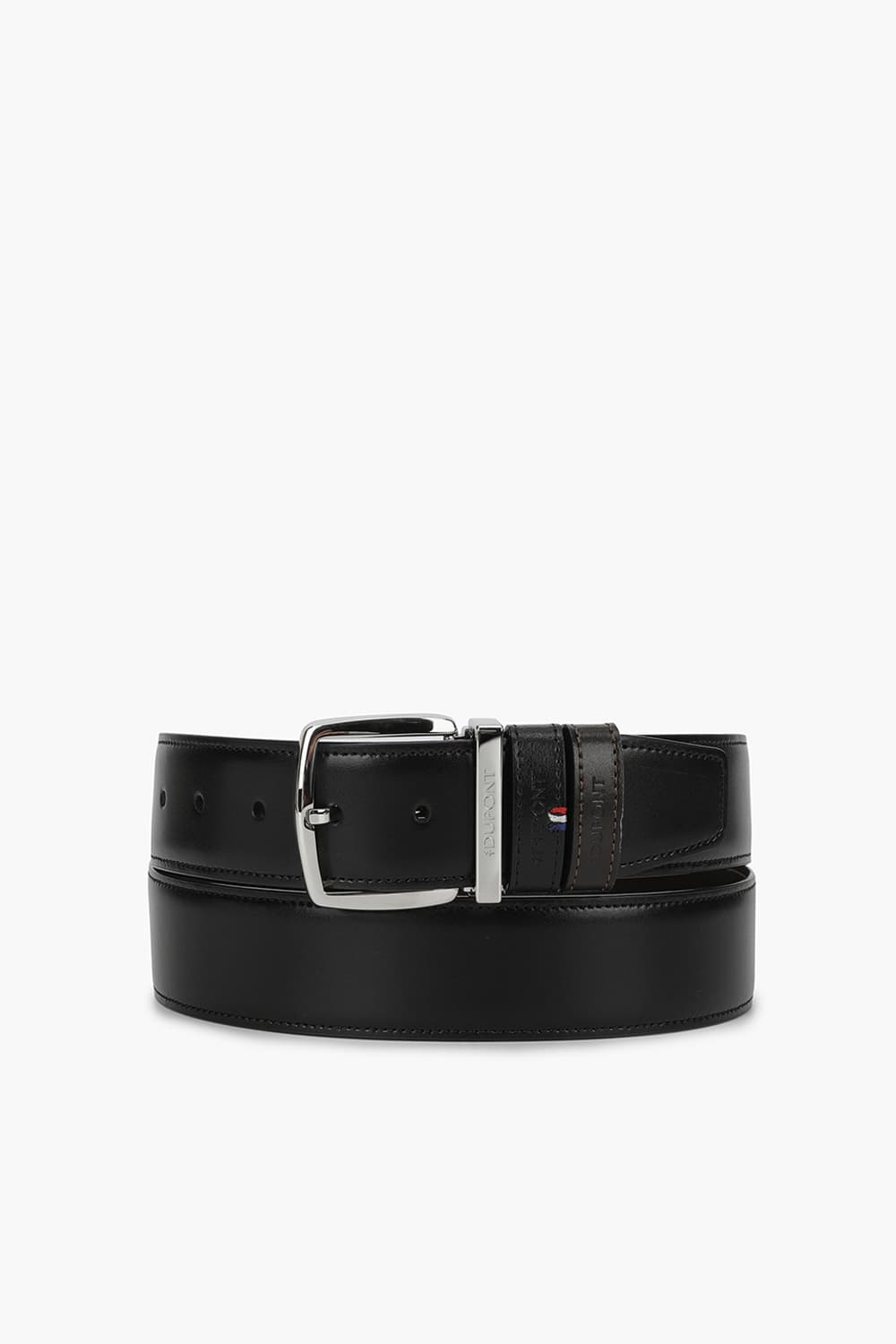 25 뉴 로고 핀 버클 팔라듐 35mm 블랙/브라운 스무스 벨트 CJ8350011Z