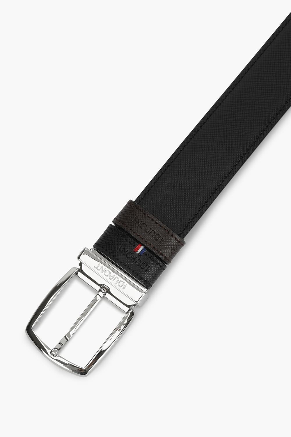 25 뉴 로고 핀 버클 팔라듐 35mm 블랙/브라운 사피아노 벨트 CJ8350012Z