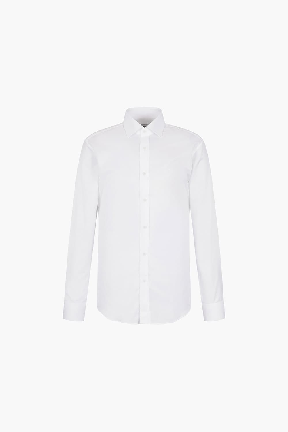 [120's] 순면 솔리드 302 컴포터블 셔츠 화이트 SE5SM21LS302SWH