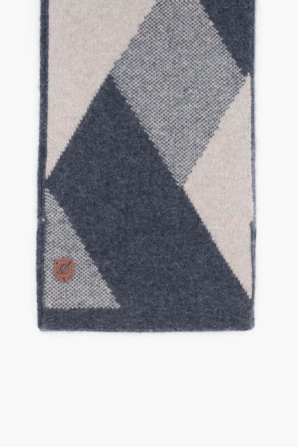 [LAST SIZE] 캐시미어 체크 쁘띠 머플러 그레이