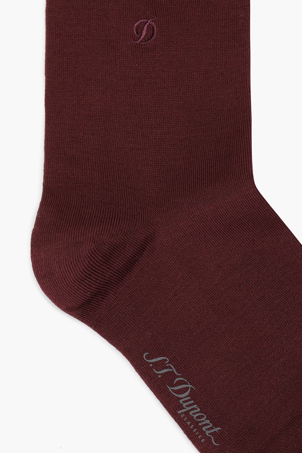 [LAST SIZE] 실켓 솔리드 1001 장목 양말 와인