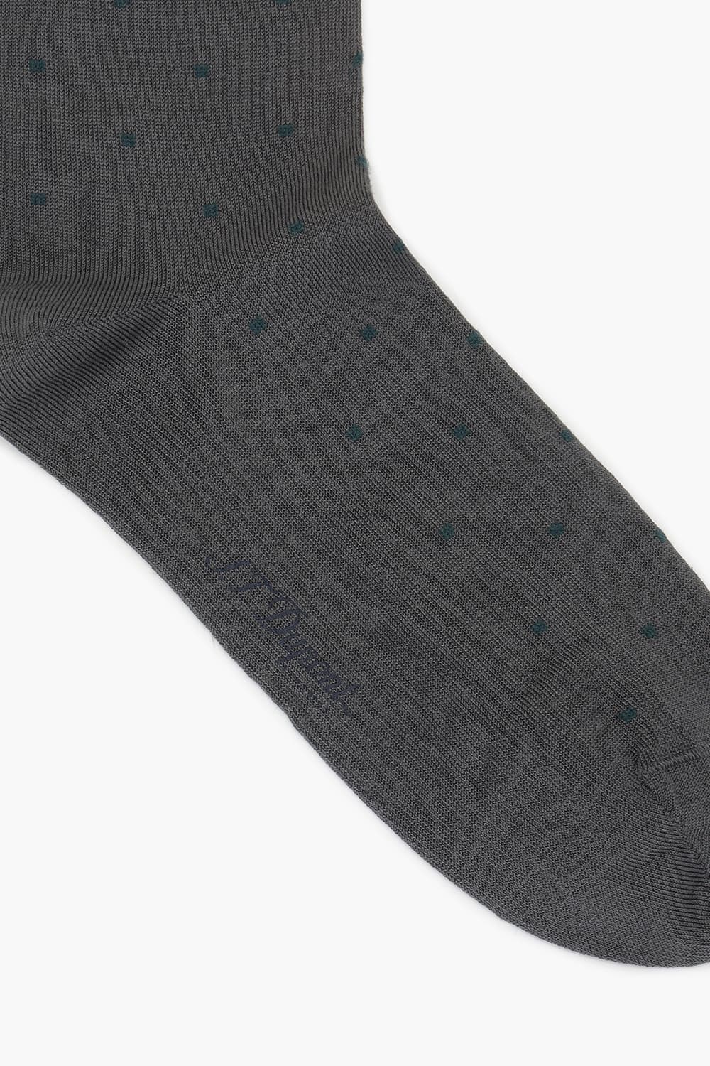 [LAST SIZE] 도트 올오버 1002 장목 양말 그레이