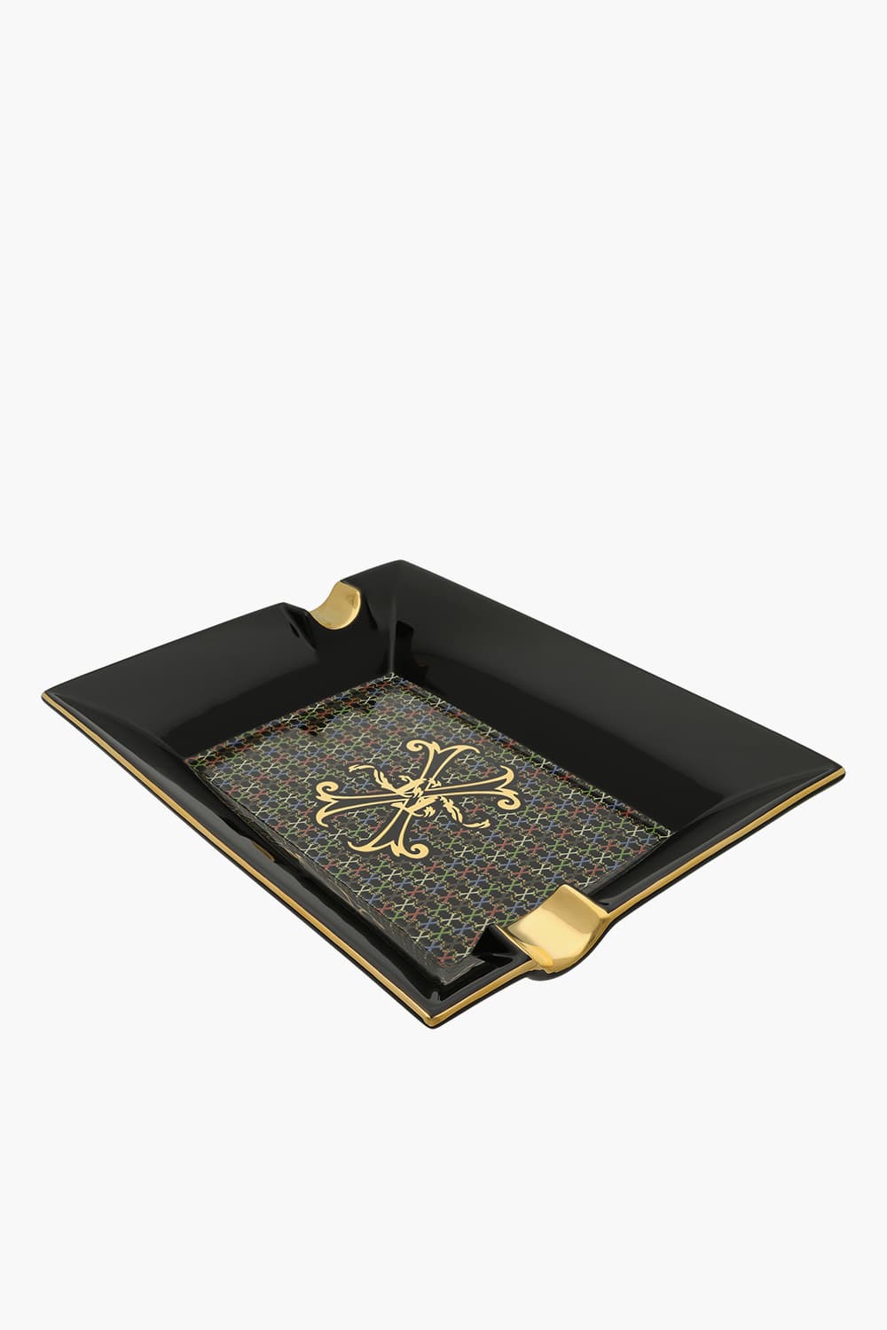 25 푸엔테 라지 애쉬 트레이 블랙 CQ006460Z