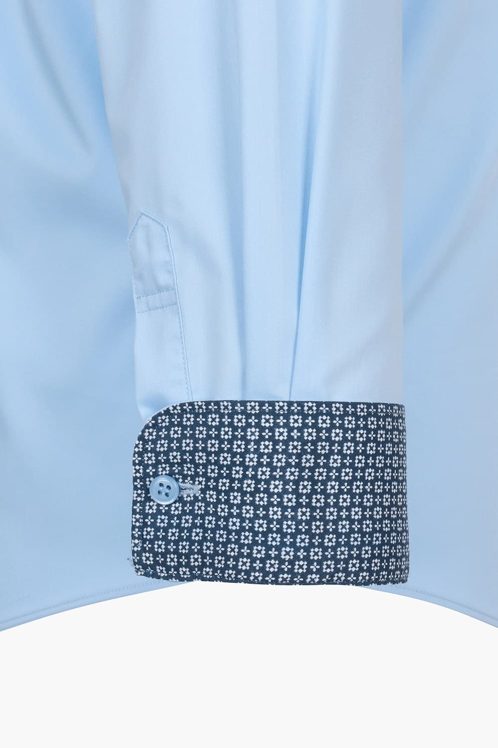 [LAST SIZE] 스트레치 배색 702 비즈니스 셔츠 블루