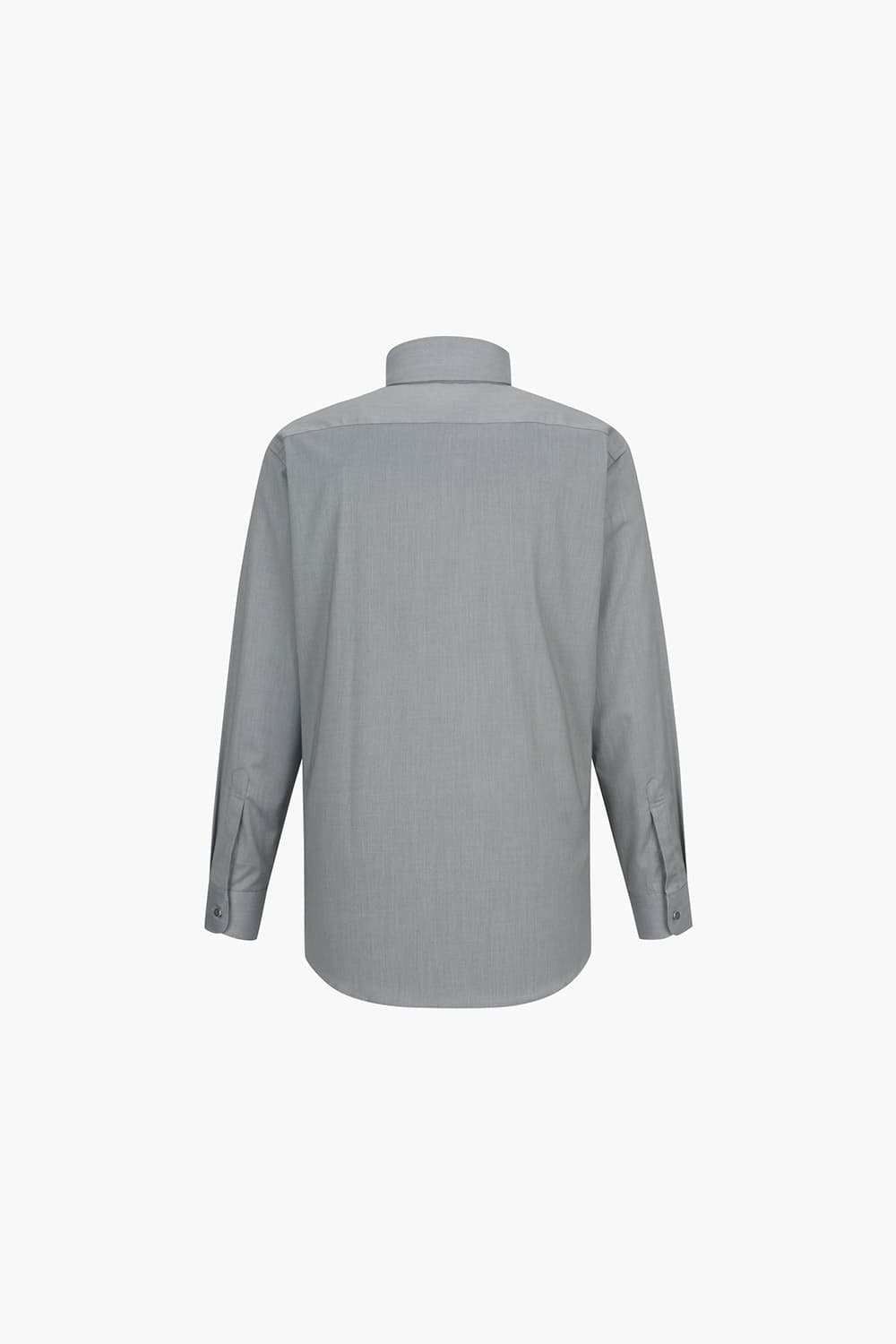 [LAST SIZE] 솔리드 라이크 배색 포인트 112 비즈니스 셔츠 그레이