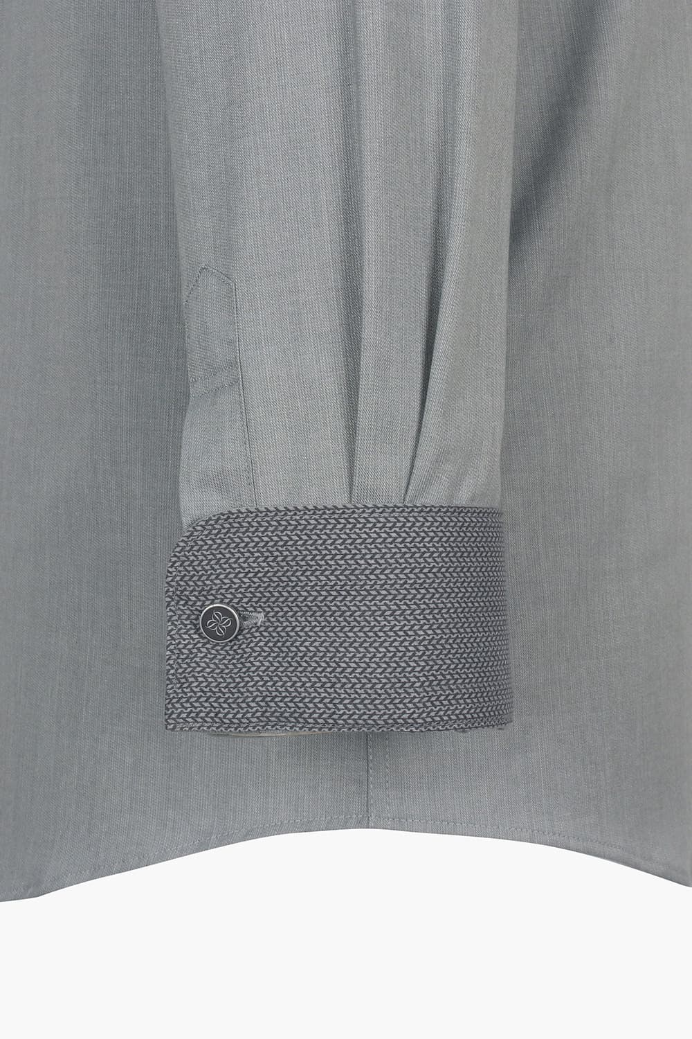 [LAST SIZE] 솔리드 라이크 배색 포인트 112 비즈니스 셔츠 그레이