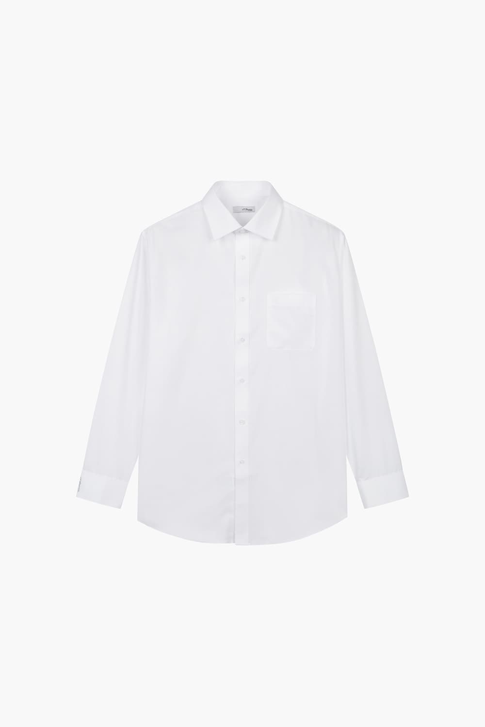 [LAST SIZE] 트윌 솔리드 804 비즈니스 셔츠 화이트