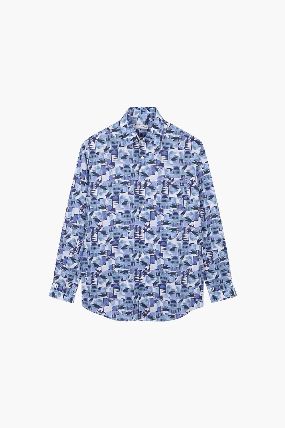 [LAST SIZE] 몬티 프린트 509 비즈니스 셔츠 블루