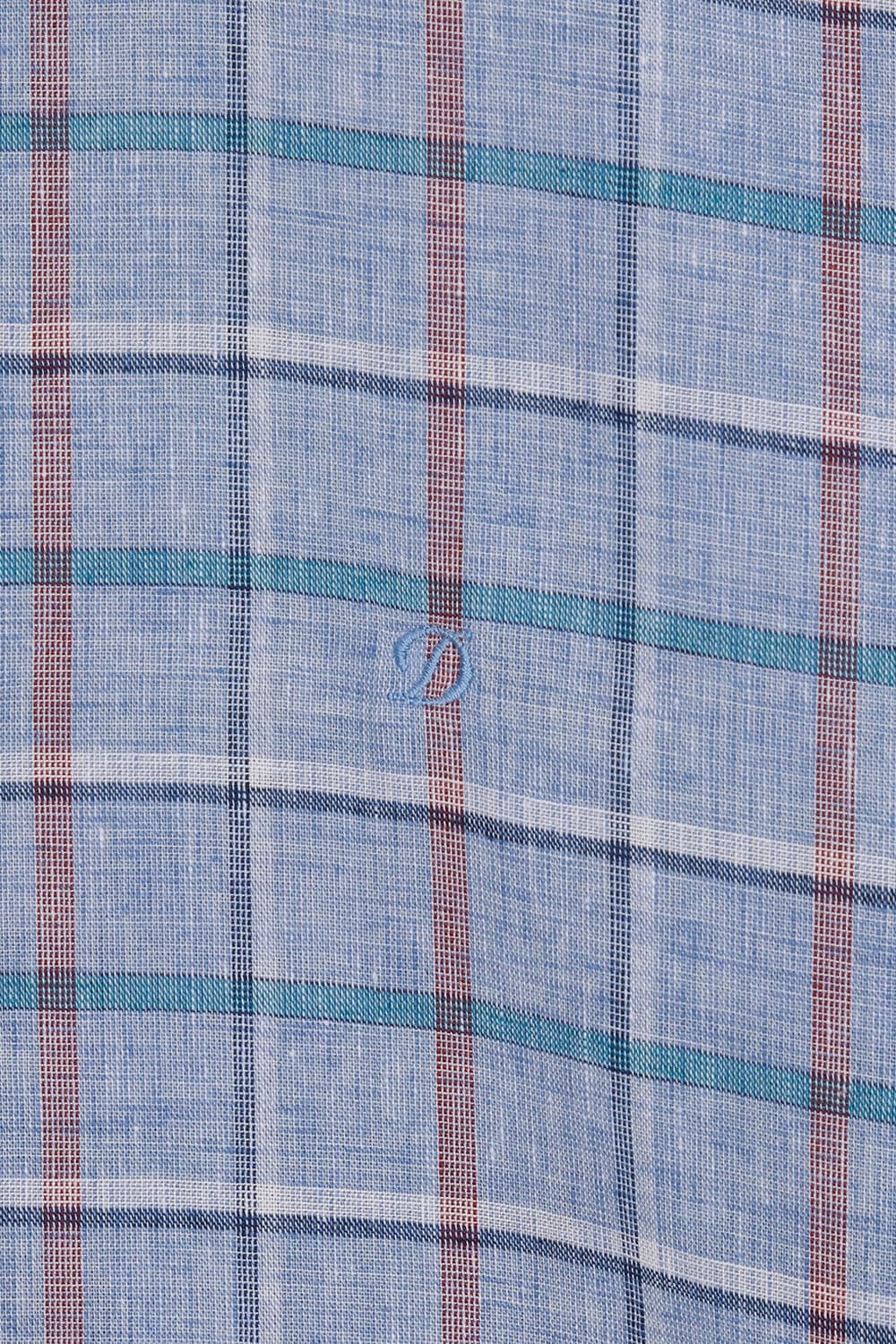 [LAST SIZE] 린넨 윈도우 빅체크 169 비즈니스 셔츠 블루