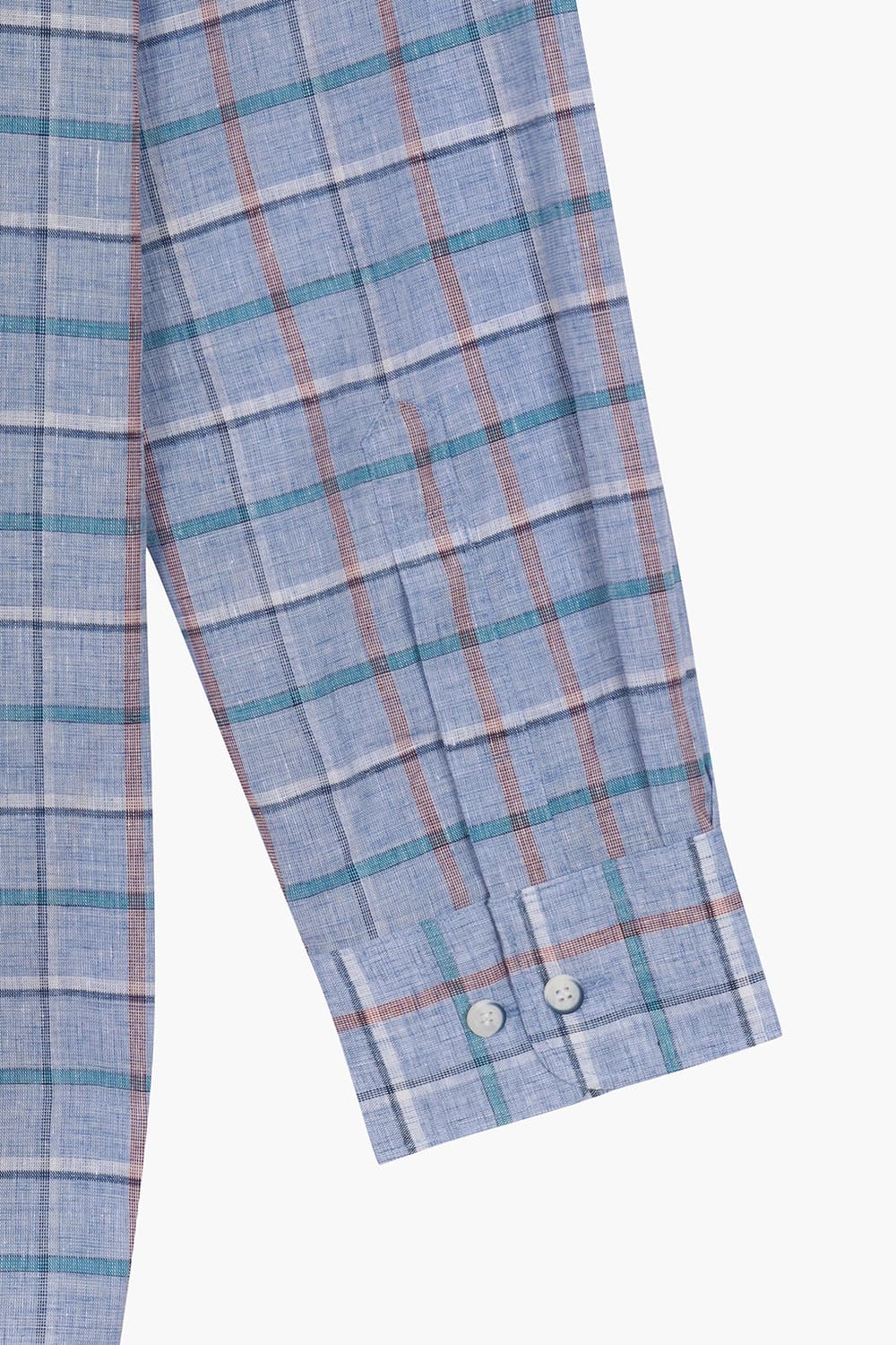 [LAST SIZE] 린넨 윈도우 빅체크 169 비즈니스 셔츠 블루