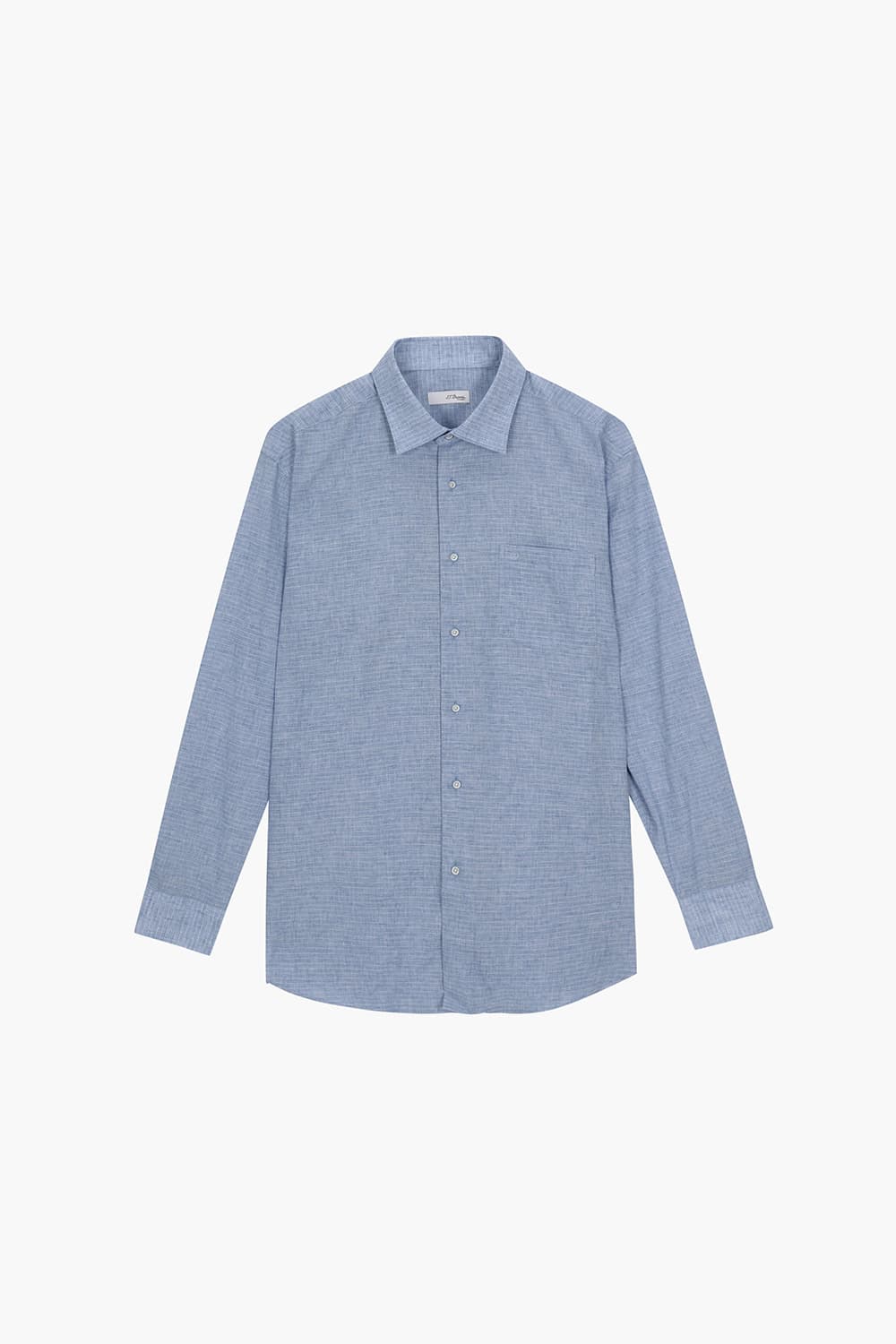 [LAST SIZE] 린넨 스트라이프 165 비즈니스 셔츠 블루