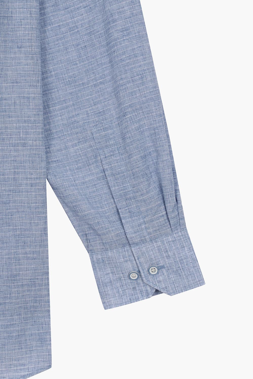 [LAST SIZE] 린넨 스트라이프 165 비즈니스 셔츠 블루